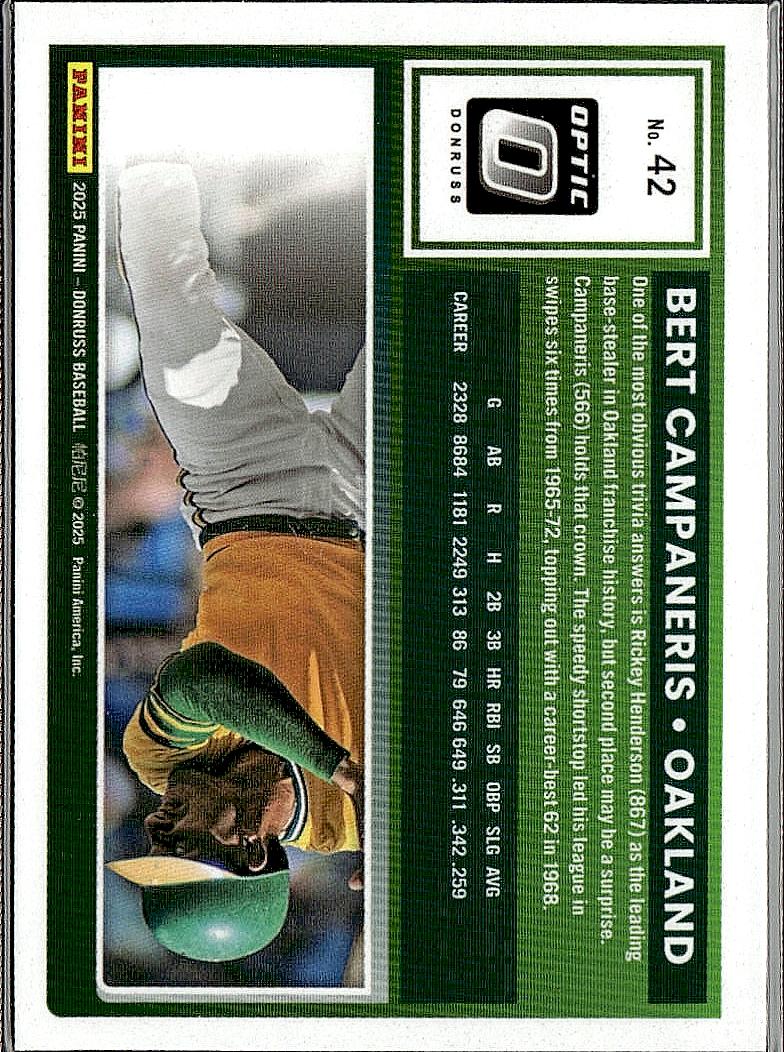 2025 Donruss #42 Bert Campaneris Optic