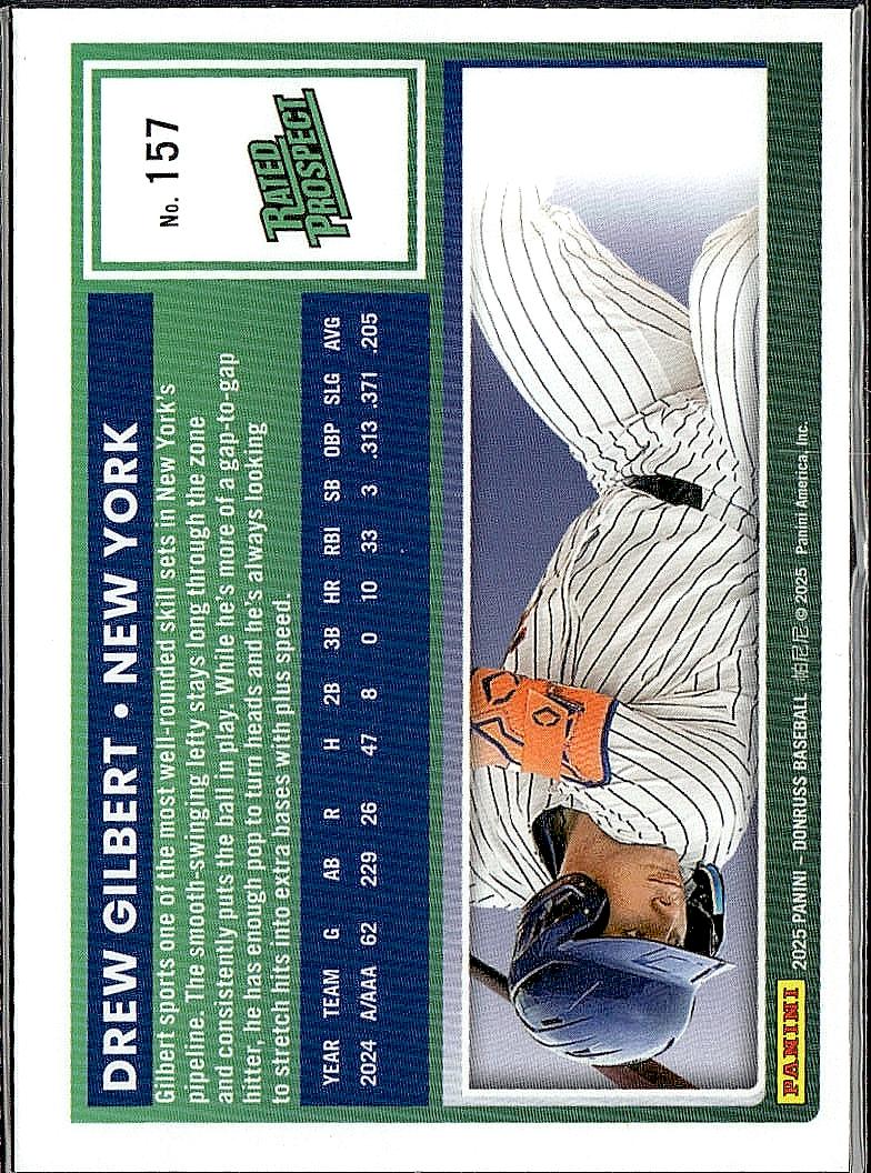 2025 Donruss #157 Drew Gilbert