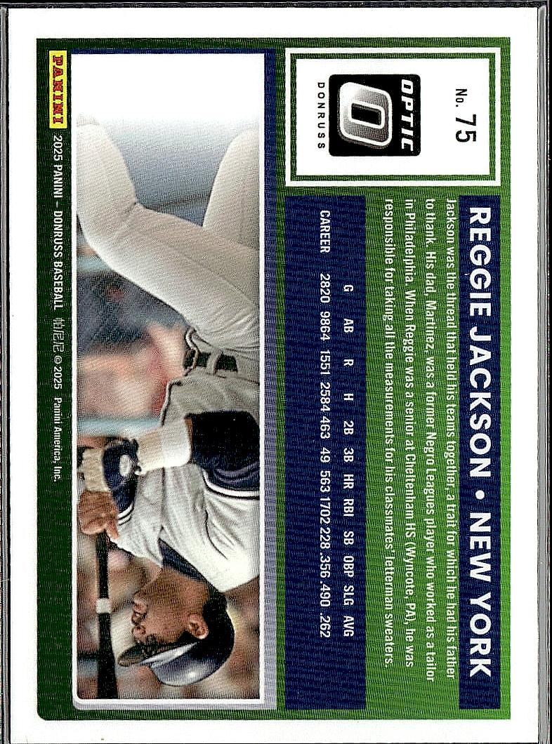 2025 Donruss #75 Reggie Jackson Optic