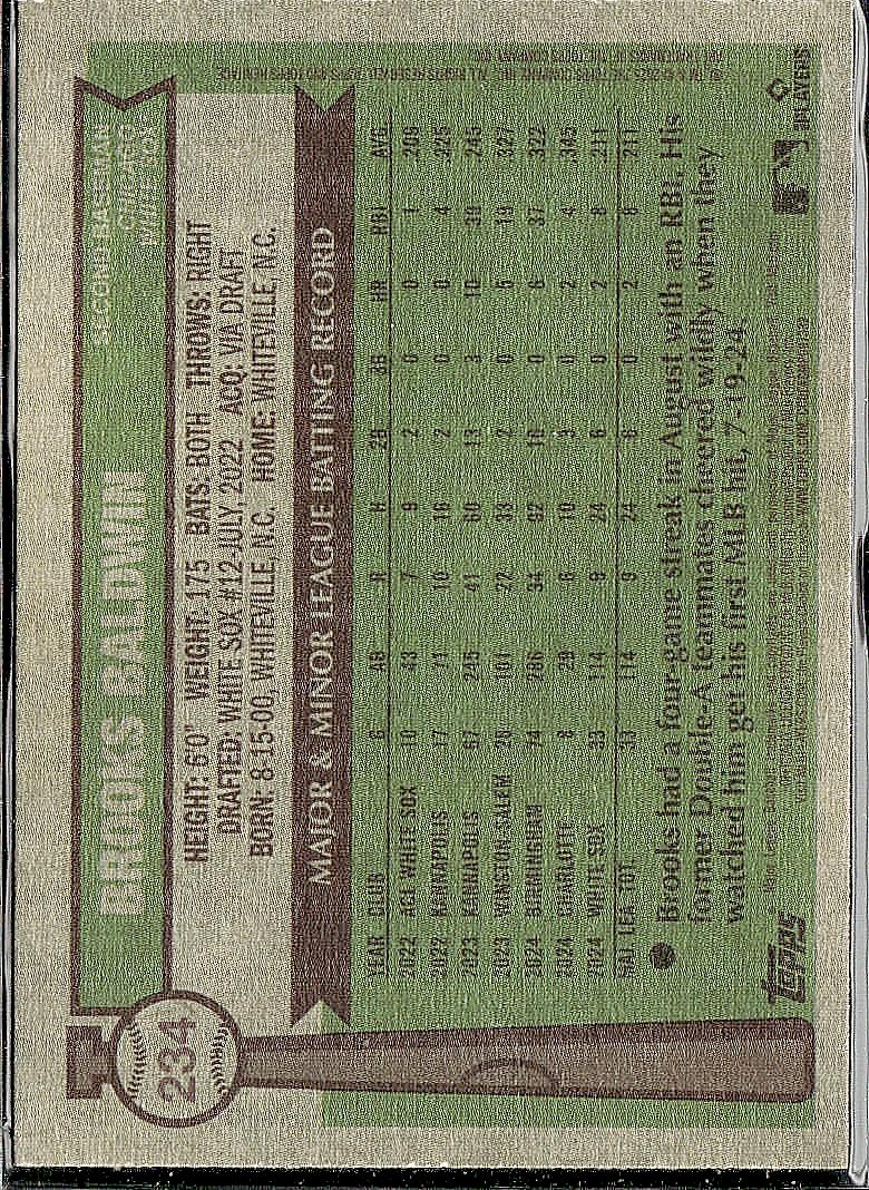 2025 Topps Heritage #234 Brooks Baldwin