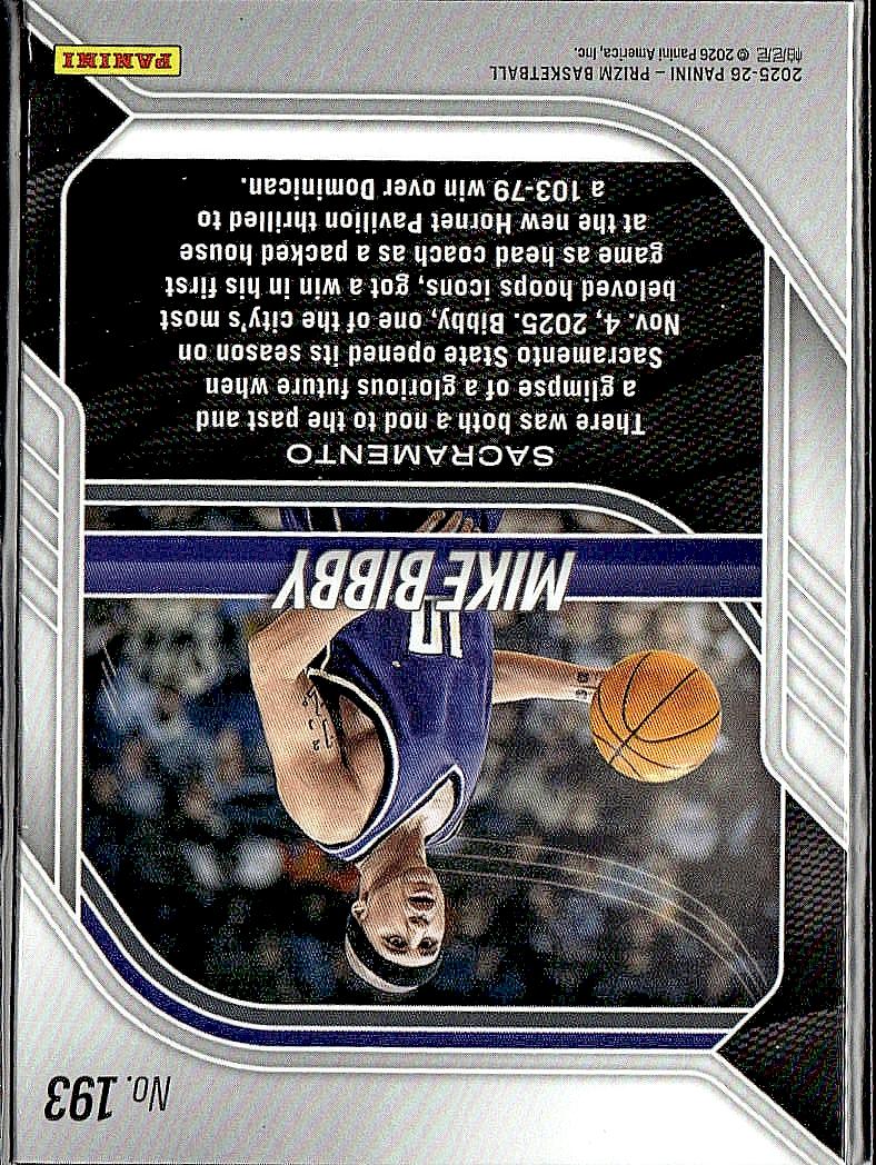 2025-26 Panini Prizm #193 Mike Bibby