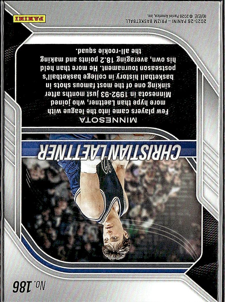 2025-26 Panini Prizm #186 Christian Laettner