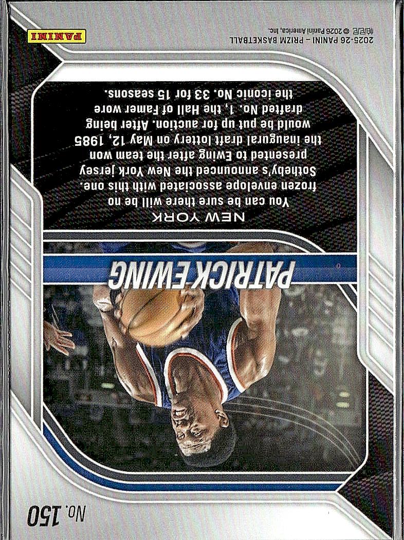 2025-26 Panini Prizm #150 Patrick Ewing