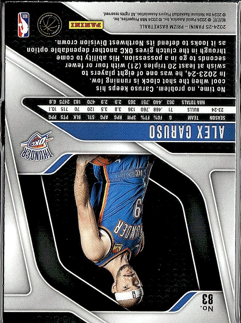 2024-25 Panini Prizm #83 Alex Caruso