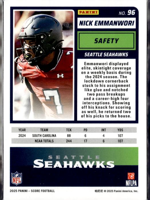 2025 Score-A-Treat #96 Nick Emmanwori