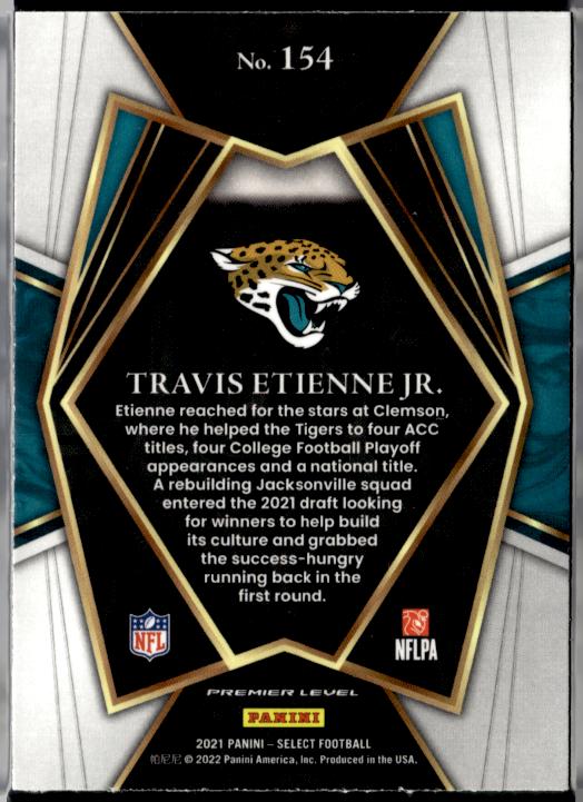 2021 Panini Select #154 Travis Etienne Jr.