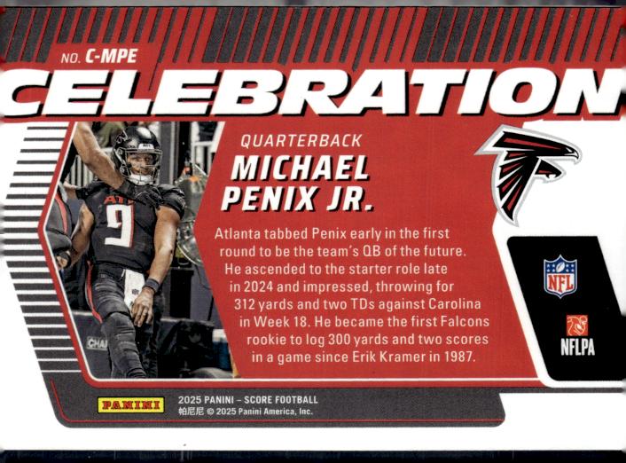 2025 Score #C-MPE Michael Penix Jr. Celebration