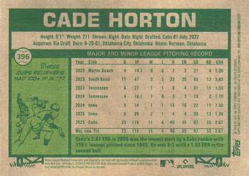2026 Topps Heritage #396 Cade Horton