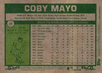 2026 Topps Heritage #49 Coby Mayo Light Purple