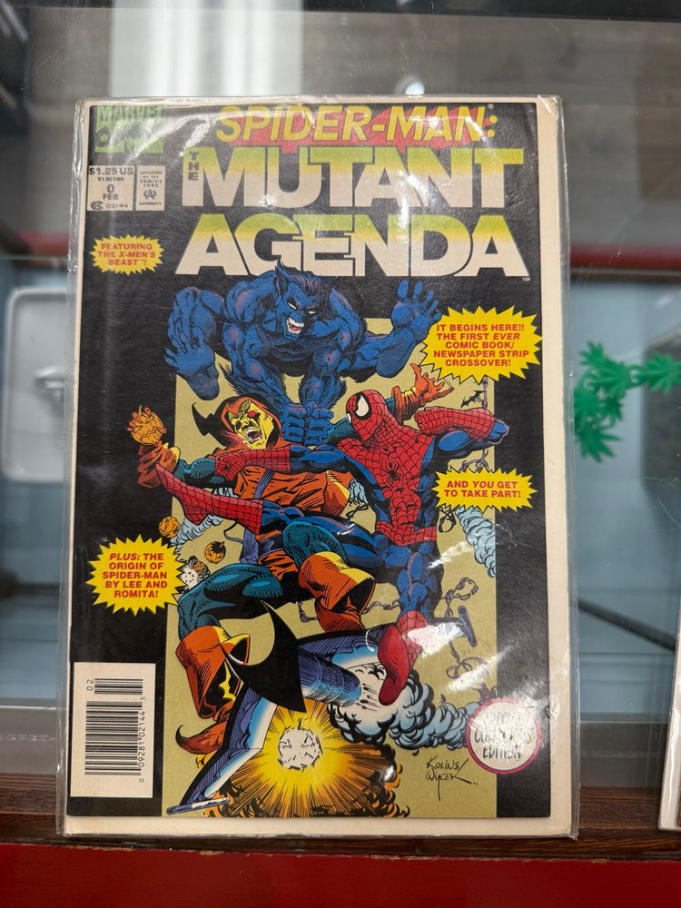 Comic book cover representing Spider-Man Comics