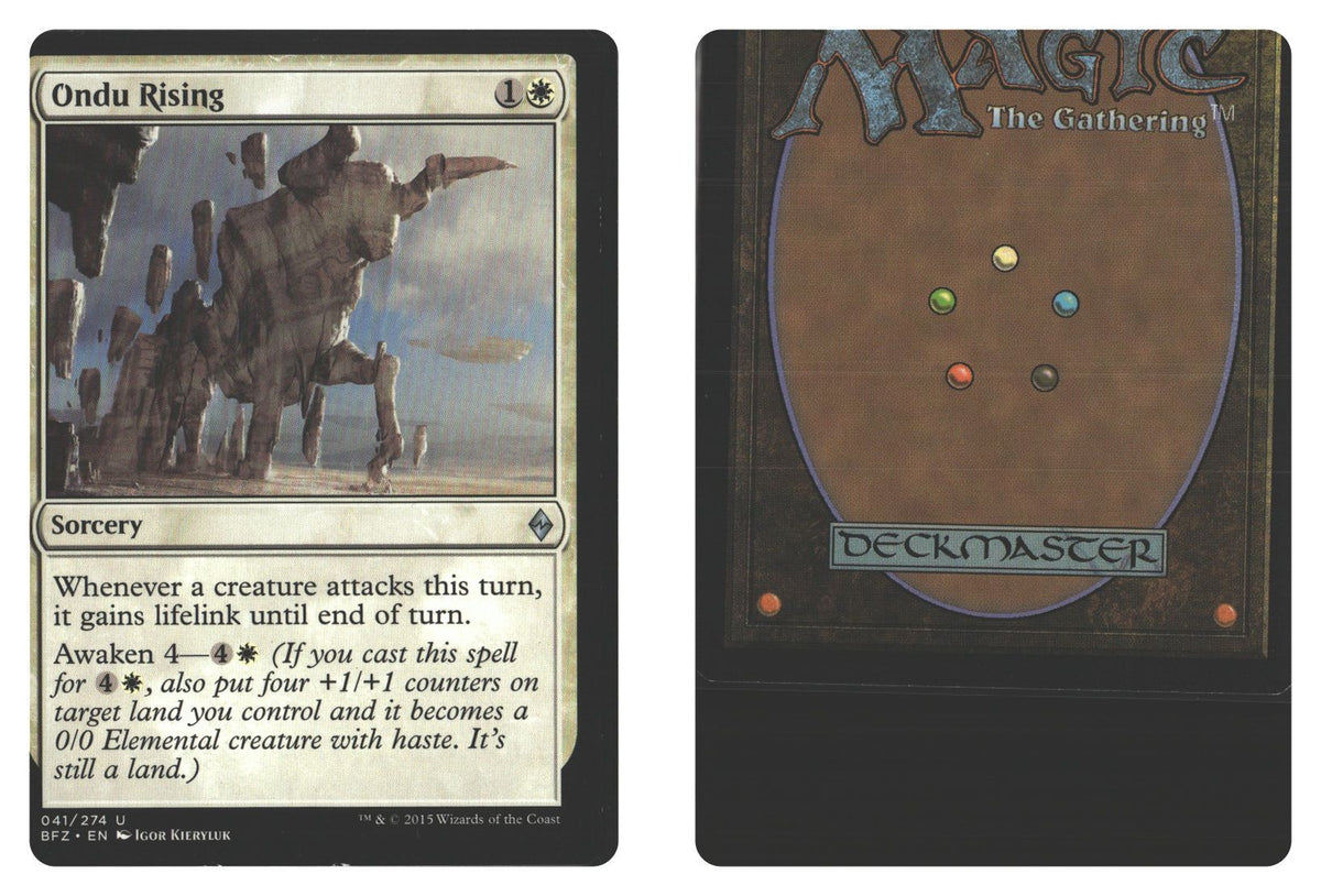 Front + Back scan