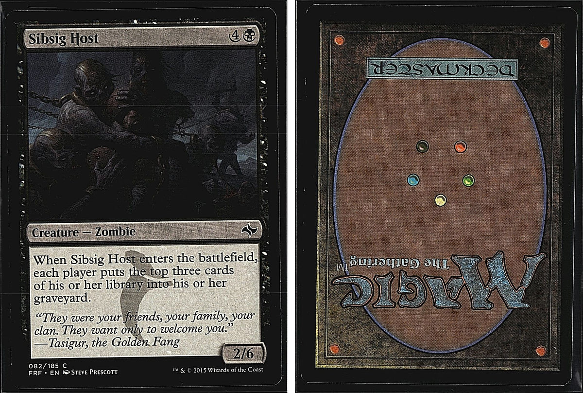 Front + Back scan