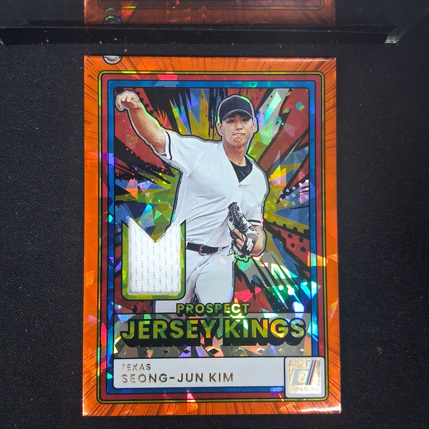 2026 Donruss #PJK-SK Seong-Jun Kim Prospect Jersey Kings Orange Ice