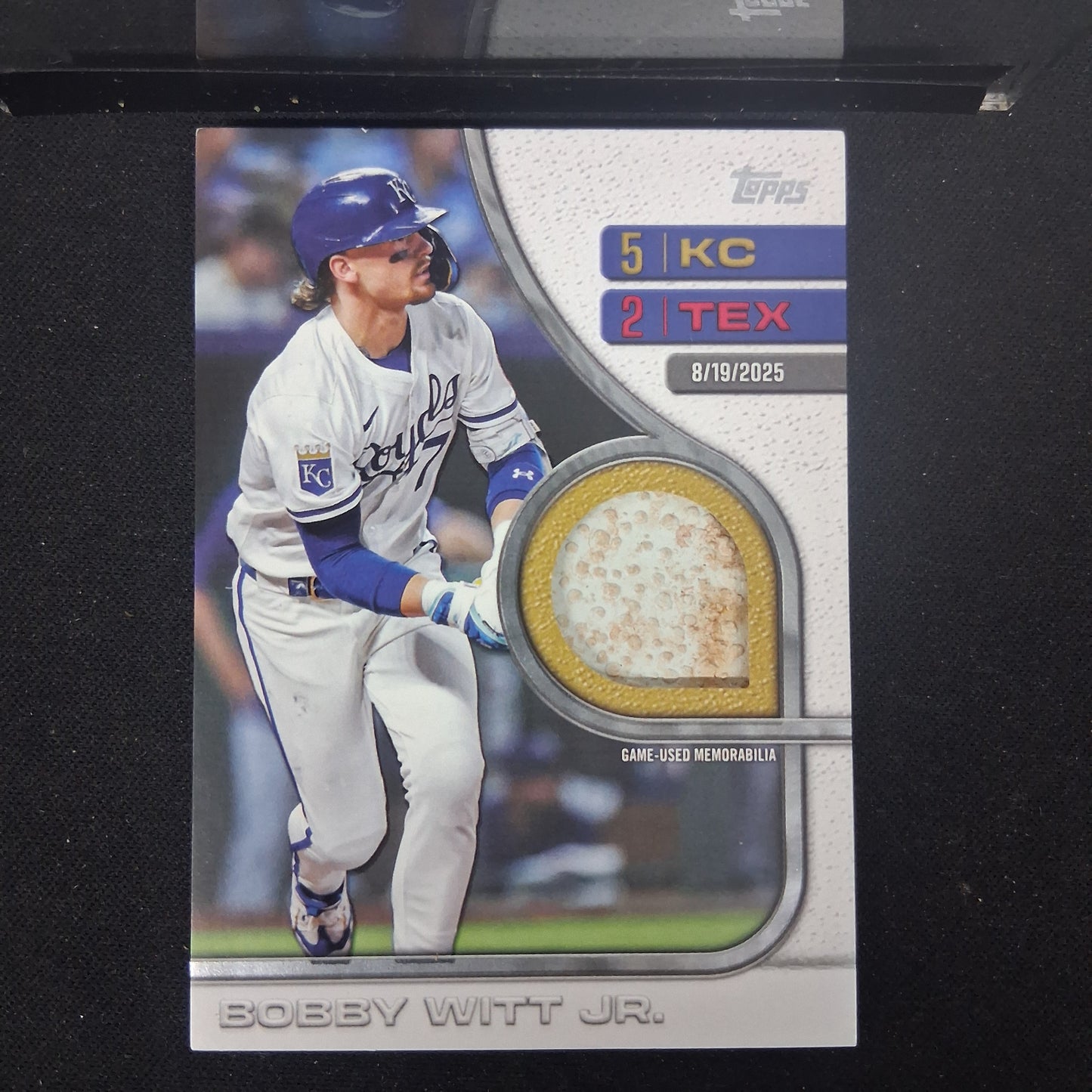 2026 Topps #RTB-BWJ Bobby Witt Jr. Rounding the Bases Relics