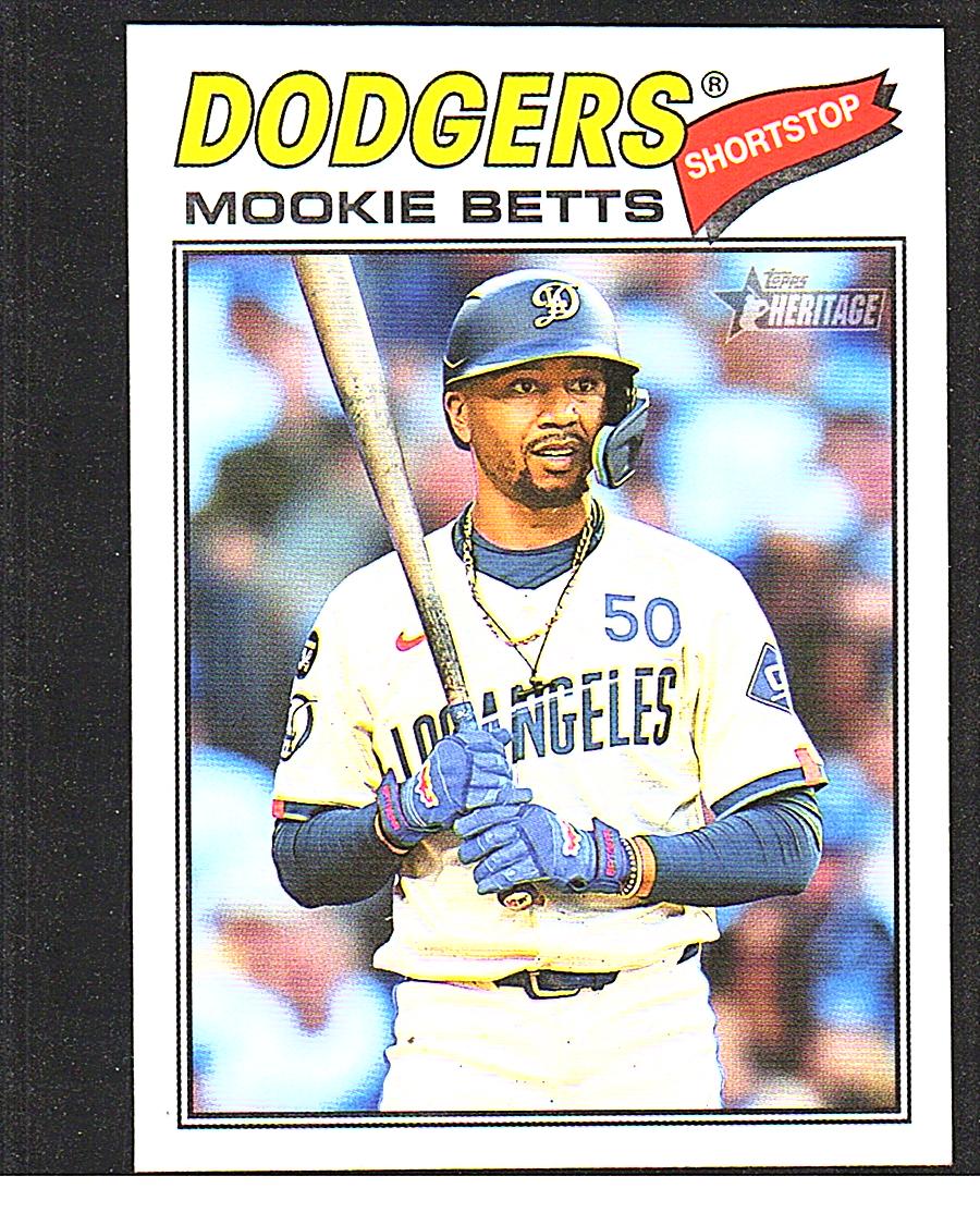 2026 Topps Heritage #12 Mookie Betts