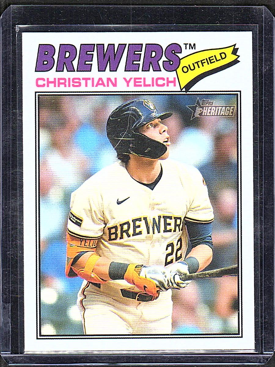 2026 Topps Heritage #332 Christian Yelich