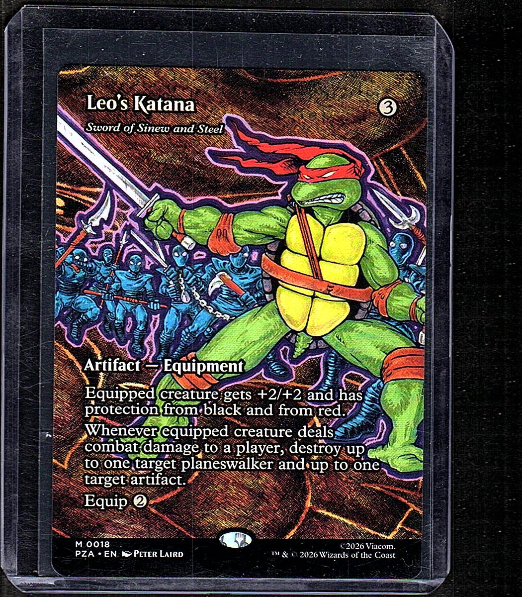 Teenage Mutant Ninja Turtles Source Material #18 Leo's Katana