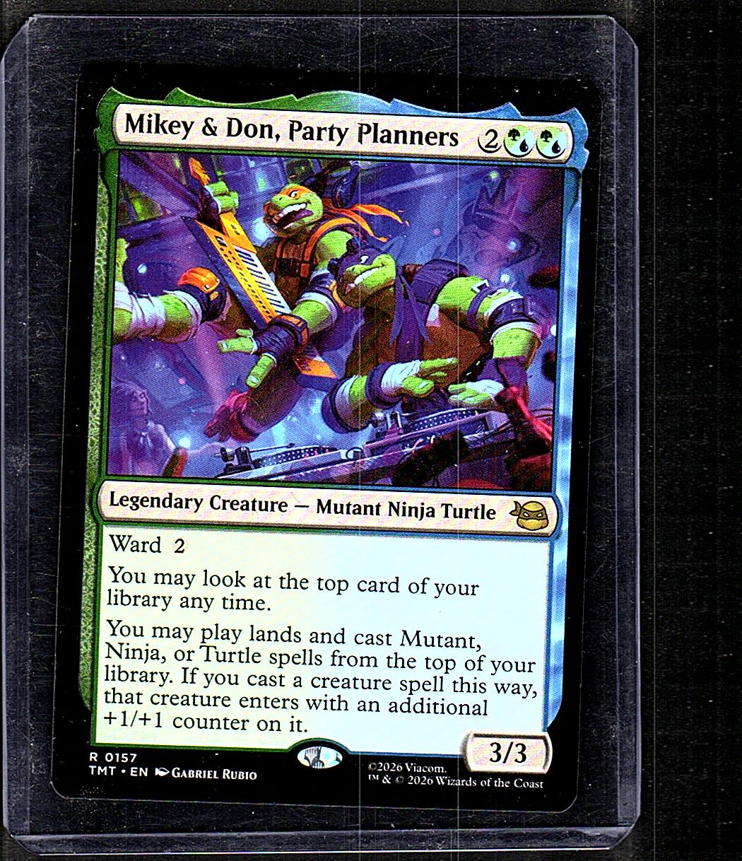 Teenage Mutant Ninja Turtles #157 Mikey & Don, Party Planners