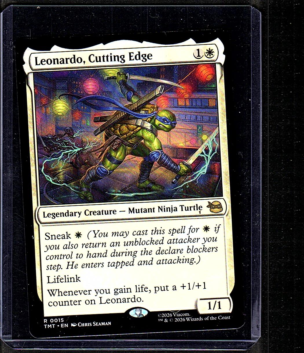 Teenage Mutant Ninja Turtles #15 Leonardo, Cutting Edge
