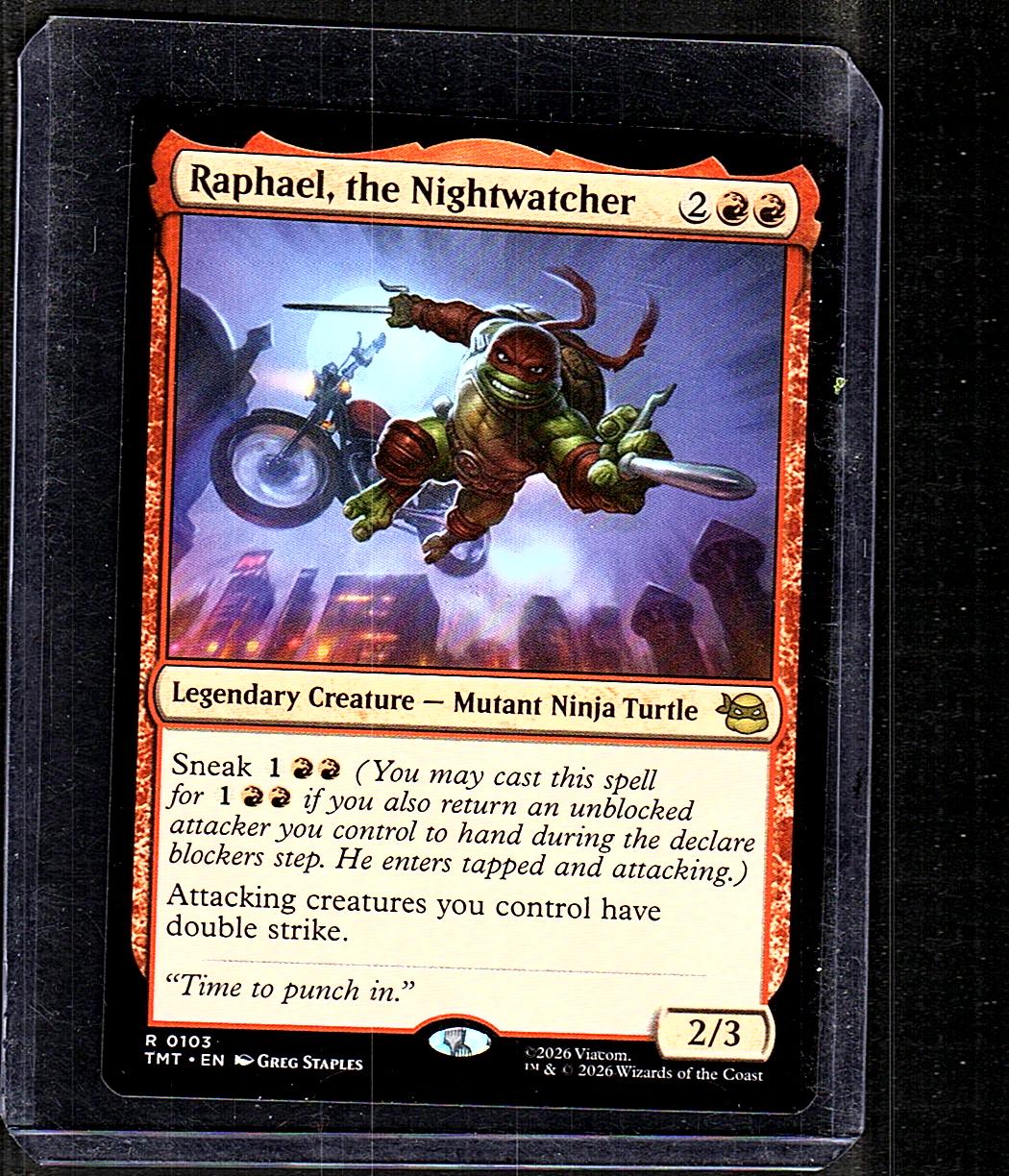 Teenage Mutant Ninja Turtles #103 Raphael, the Nightwatcher