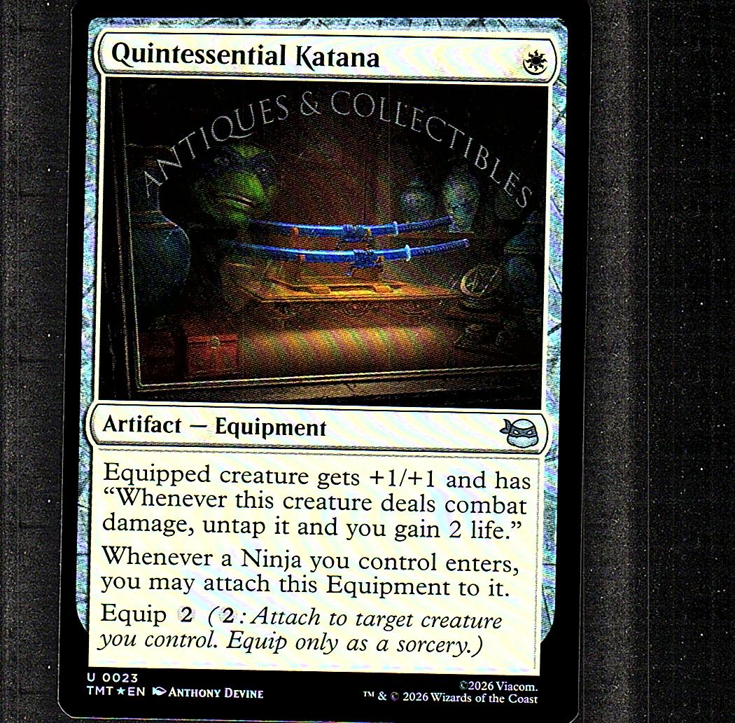 Teenage Mutant Ninja Turtles #23 Quintessential Katana