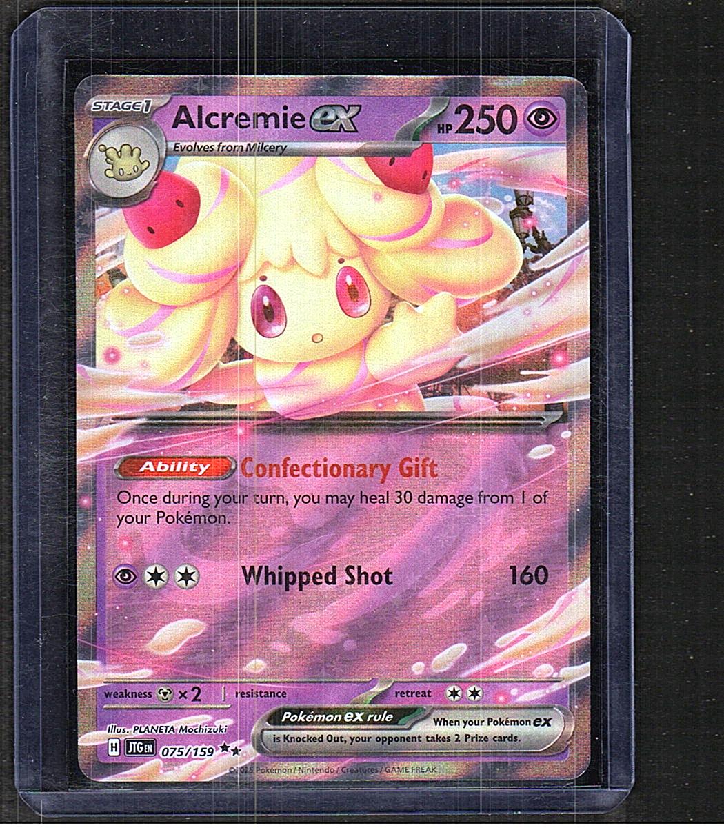 Miscellaneous Cards & Products #075/159 Alcremie ex (Journey Together Stamped)