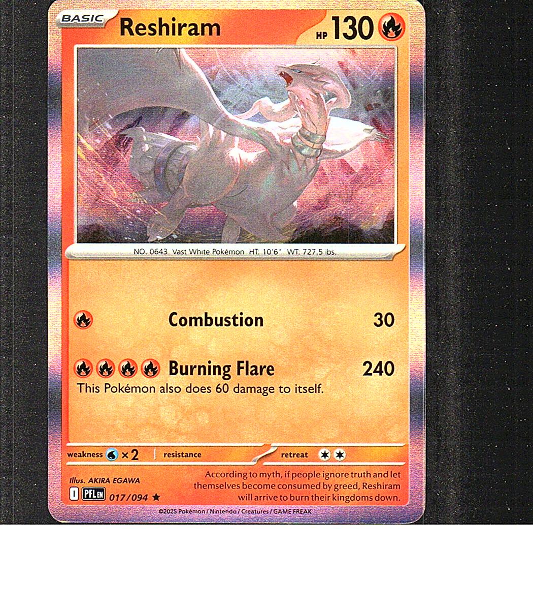 Blister Exclusives #017/094 Reshiram