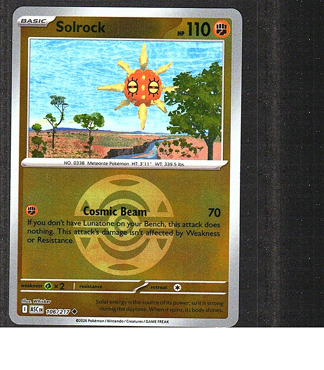 M2a: High Class Pack: MEGA Dream ex #087/193 Solrock (Dusk Ball Pattern)