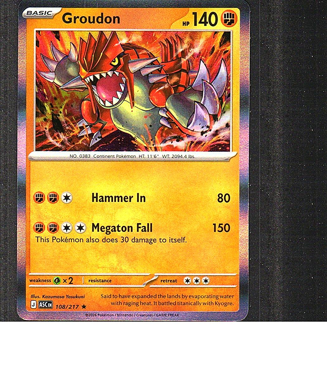 ME: Ascended Heroes #108/217 Groudon
