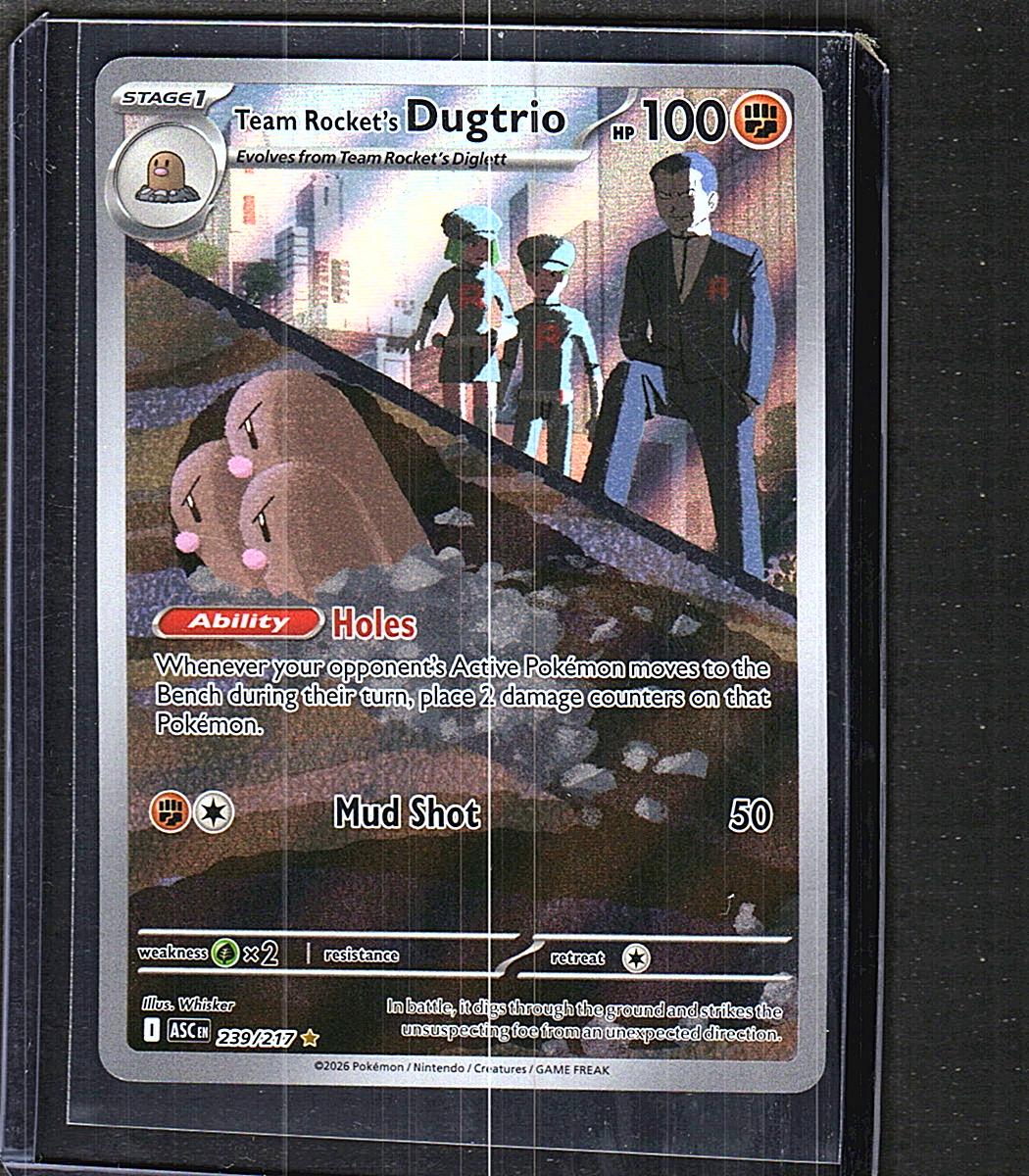 ME: Ascended Heroes #239/217 Team Rocket's Dugtrio