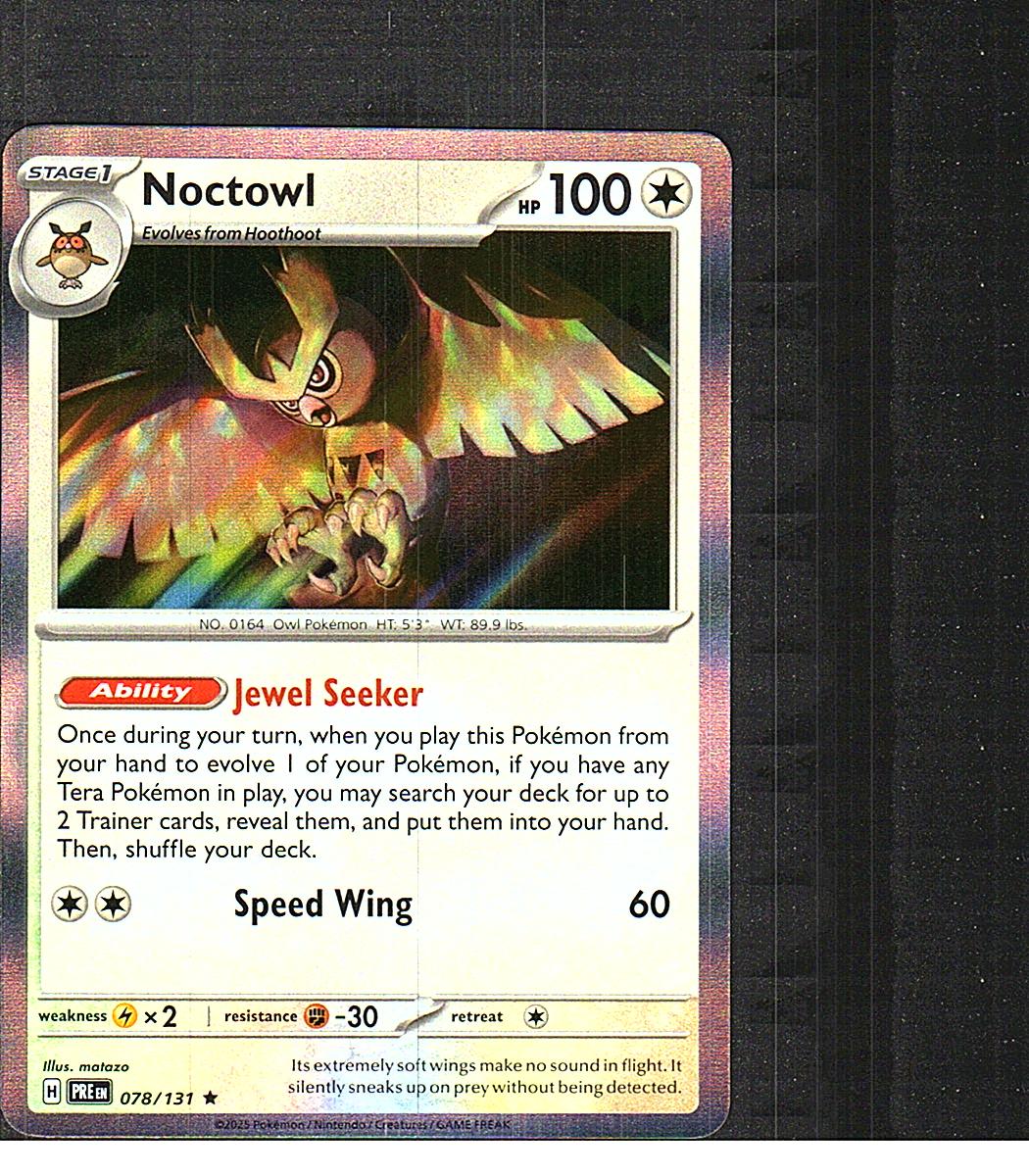 SV07: Stellar Crown #115/142 Noctowl
