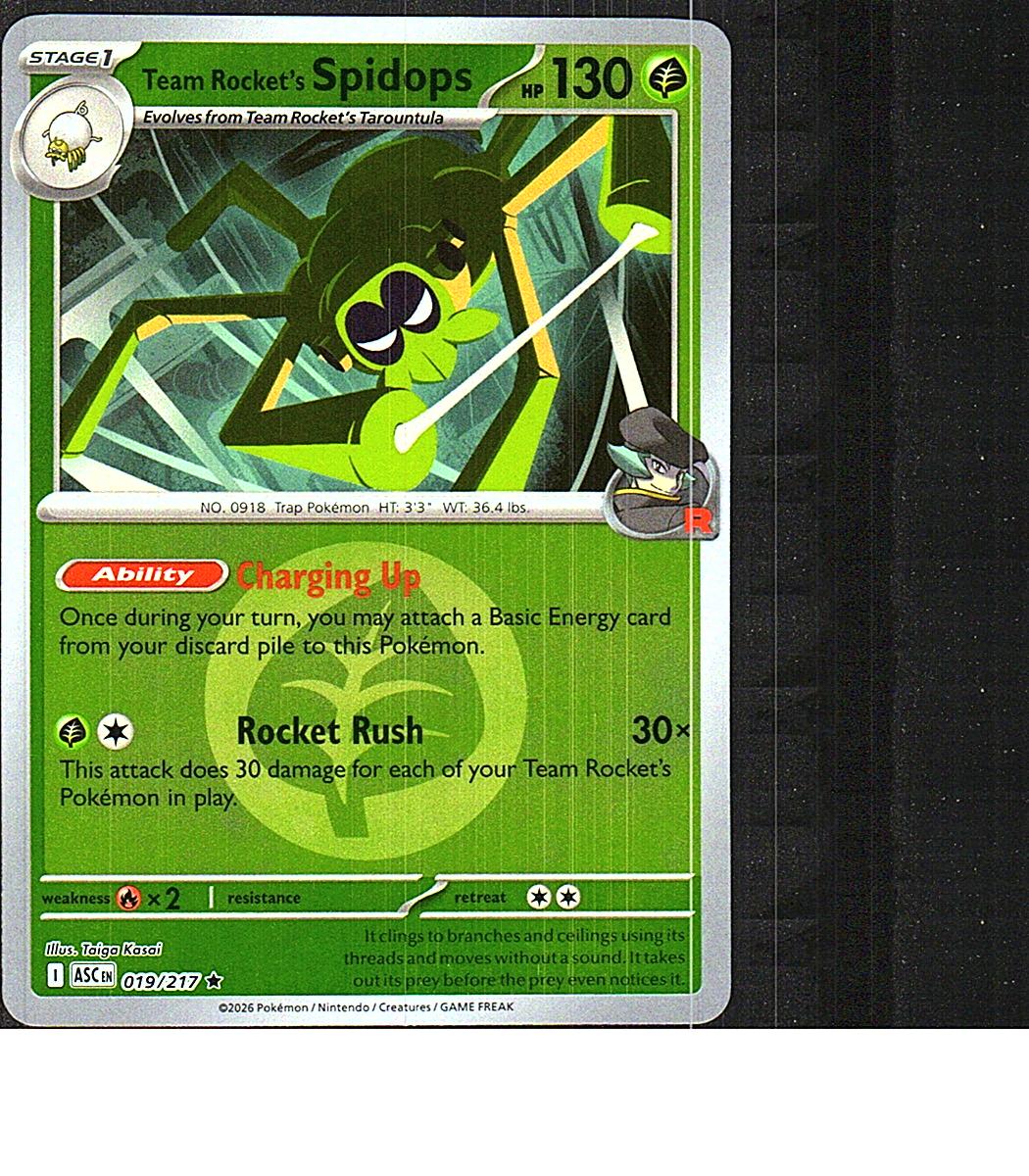 #016/193 Team Rocket's Spidops (Energy Symbol Pattern)