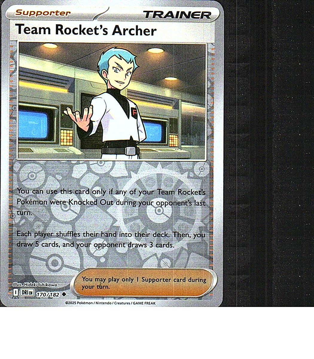 SV10: Destined Rivals #170/182 Team Rocket's Archer