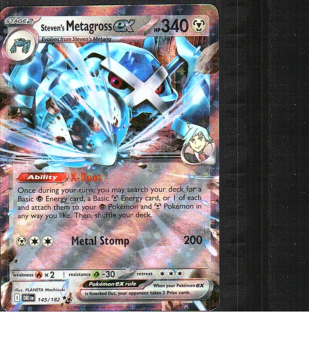 SV10: Destined Rivals #145/182 Steven's Metagross ex