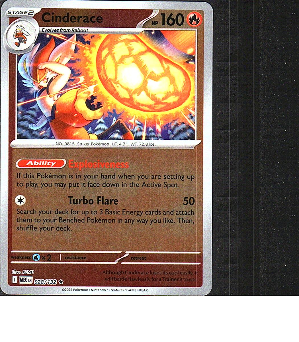 ME01: Mega Evolution #028/132 Cinderace
