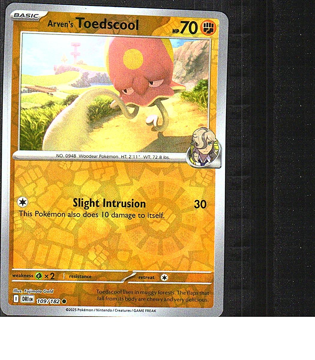 SV10: Destined Rivals #109/182 Arven's Toedscool