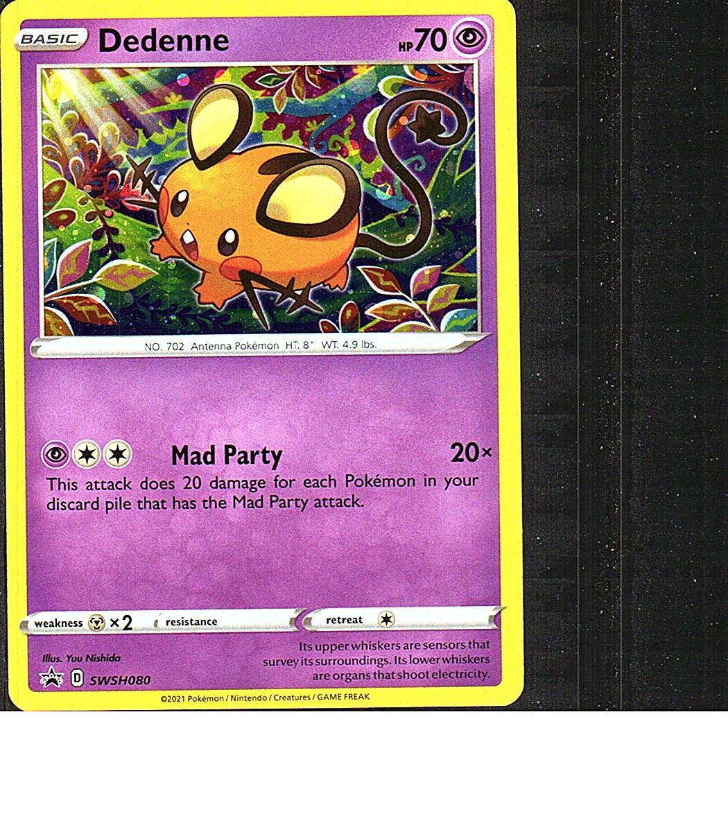 SWSH: Sword & Shield Promo Cards #SWSH080 Dedenne