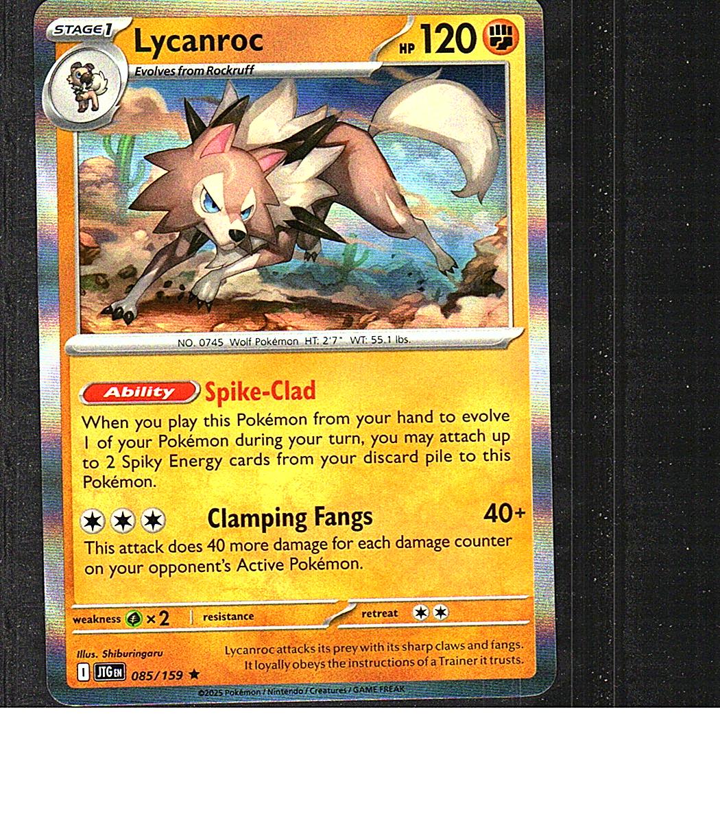 SV09: Journey Together #085/159 Lycanroc