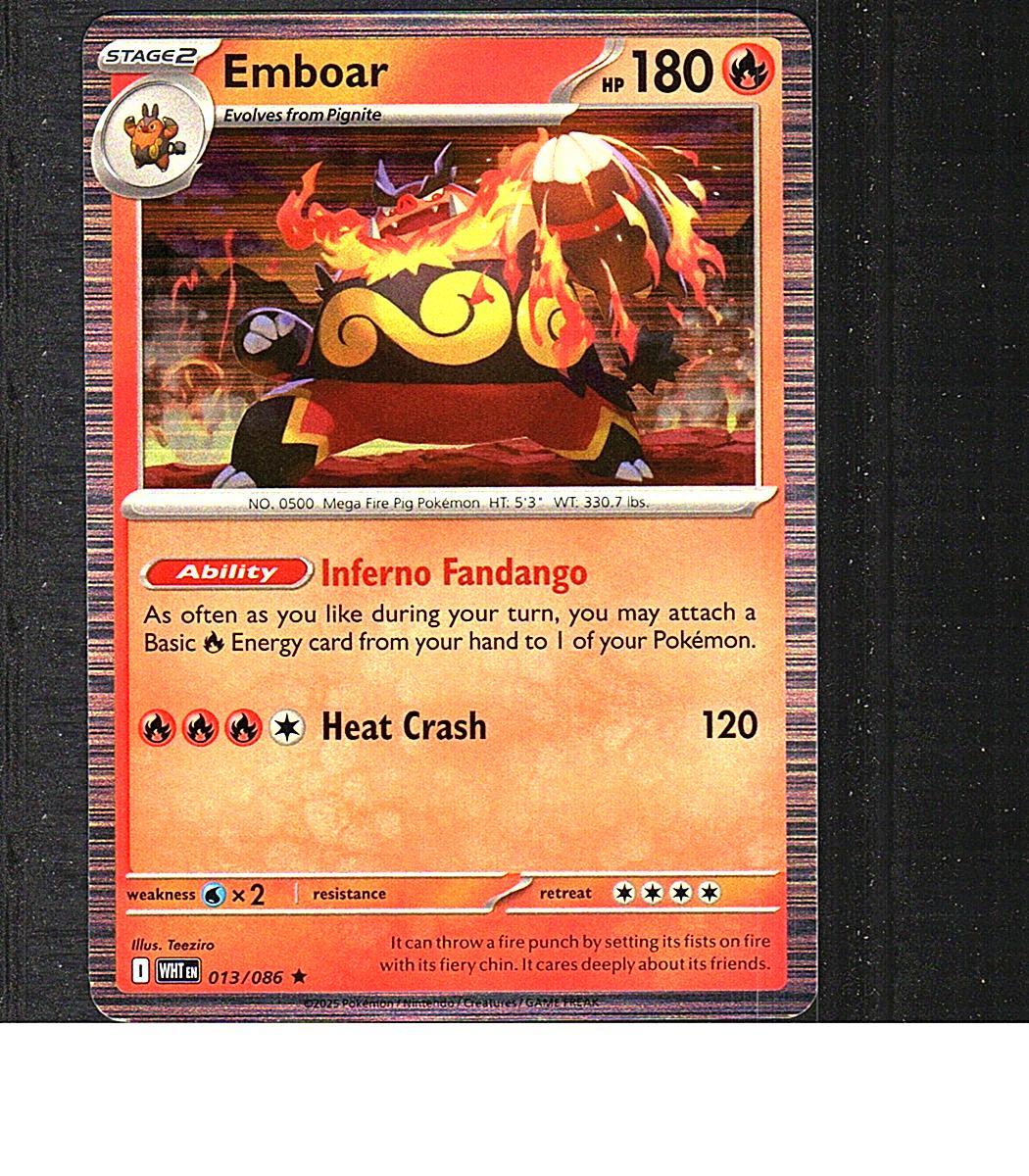 SV: White Flare #013/086 Emboar
