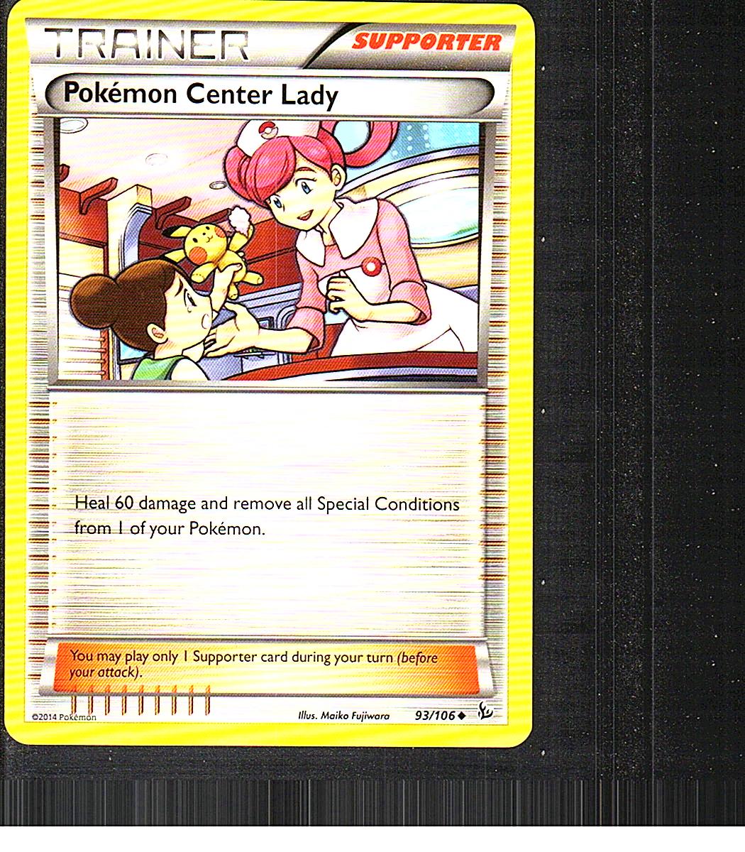 XY2: Wild Blaze #078/080 Pokemon Center Lady