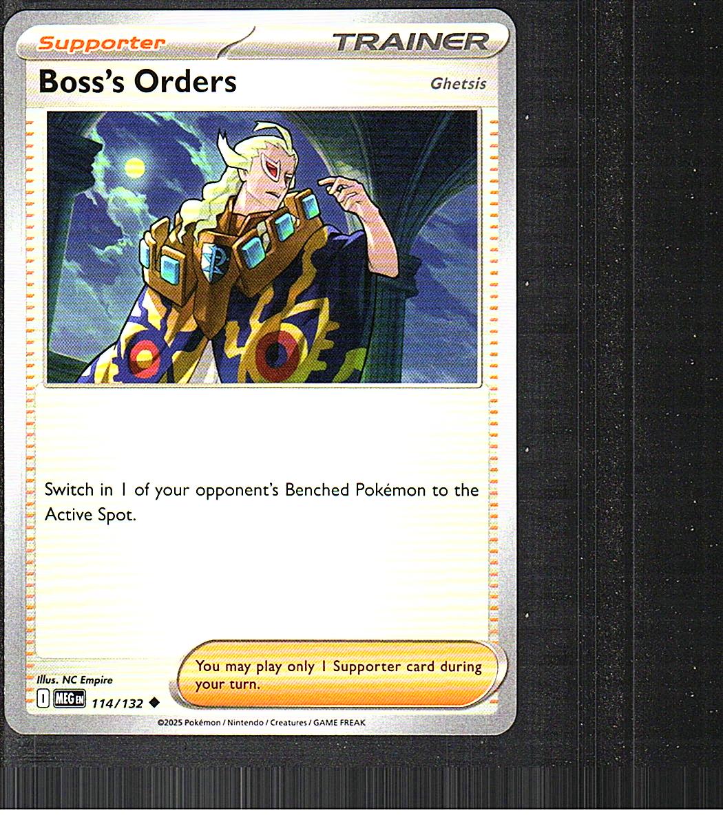 Prize Pack Series Cards #114/132 Boss's Orders