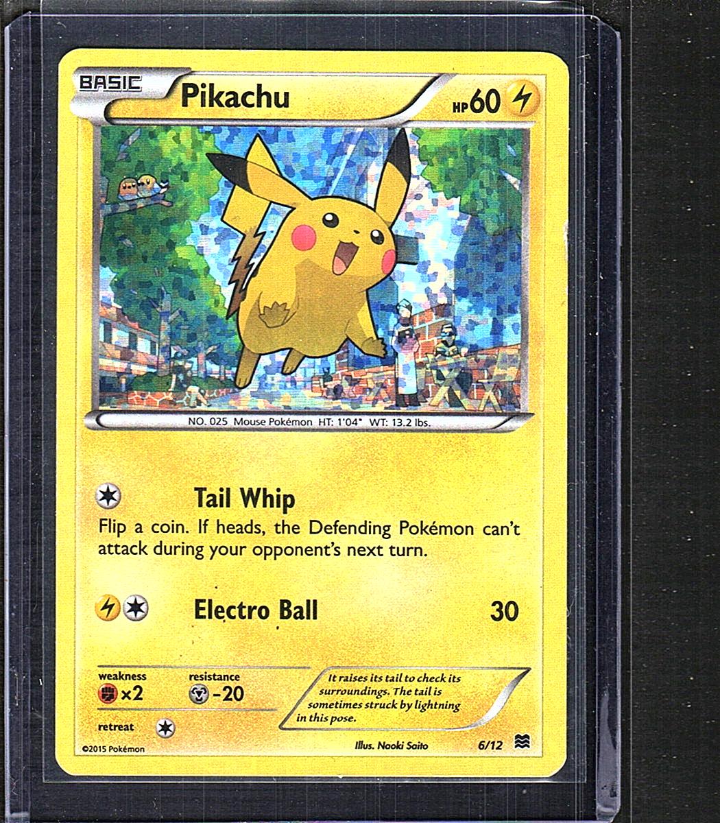 Miscellaneous Cards & Products #6/12 Pikachu