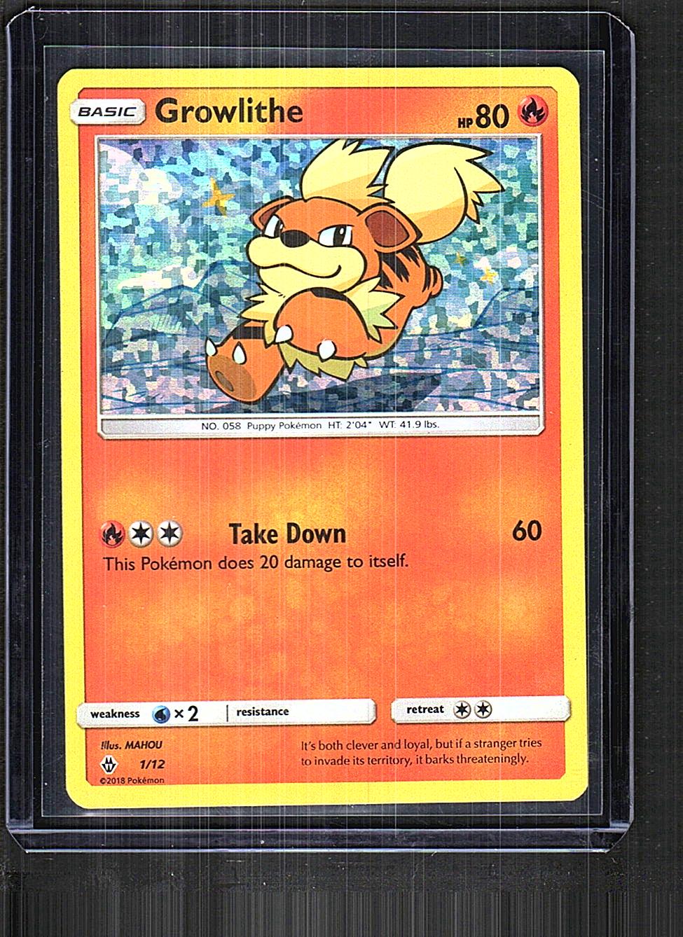 McDonald's Promos 2018 #001/012 Growlithe