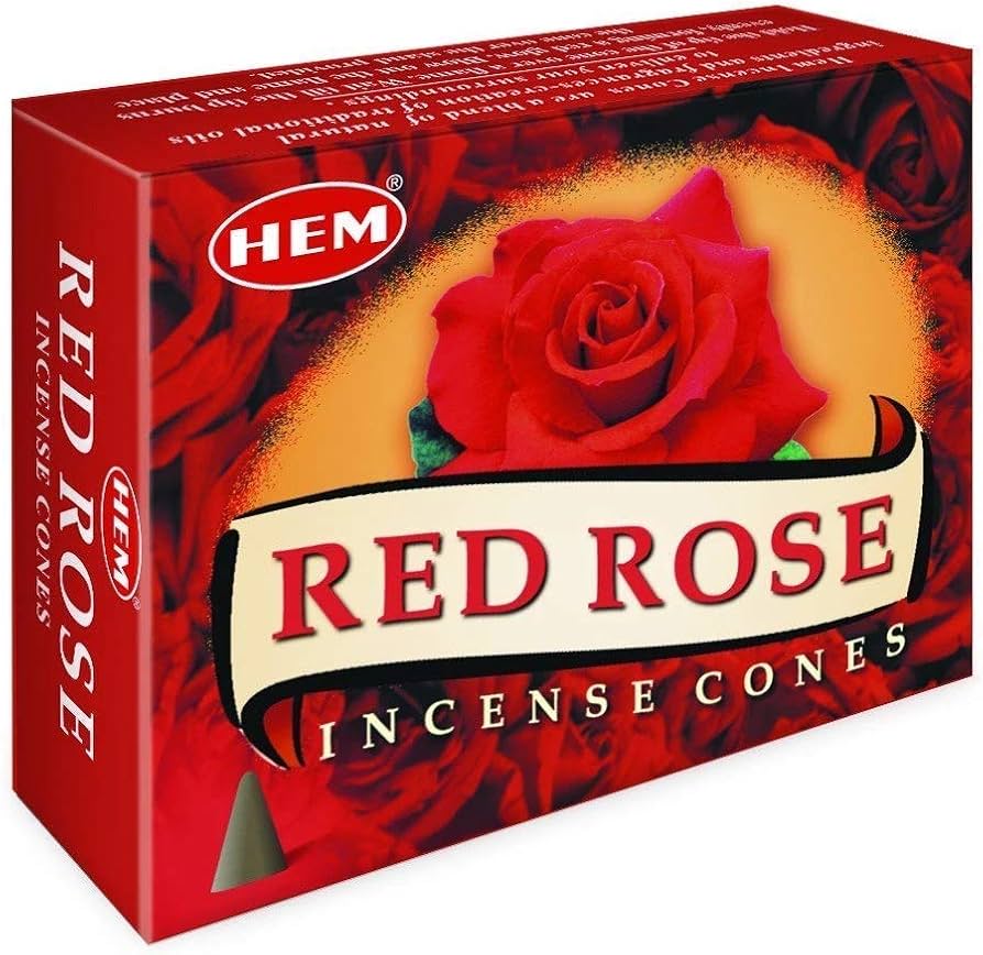 Hem Red Rose Incense Cones