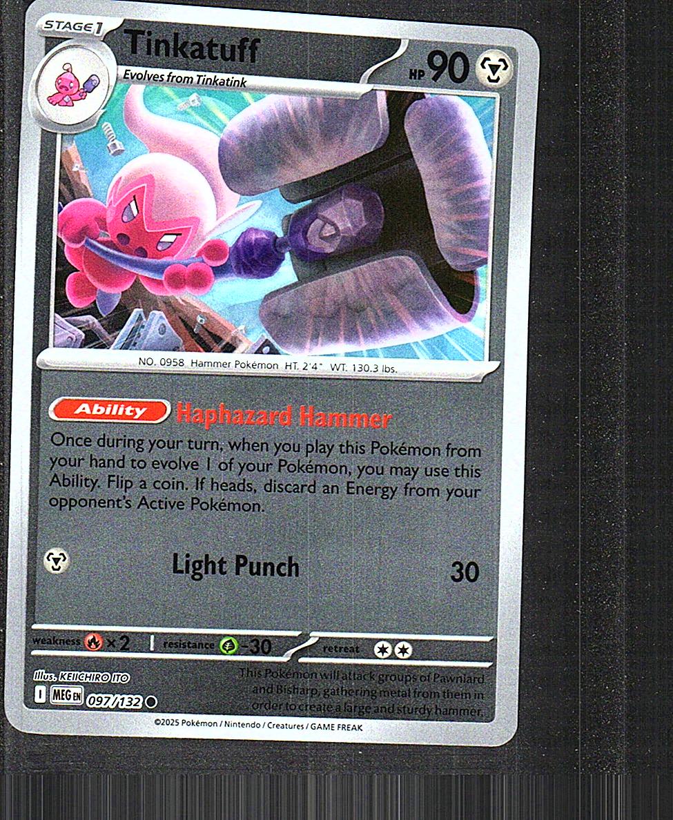 ME01: Mega Evolution #097/132 Tinkatuff