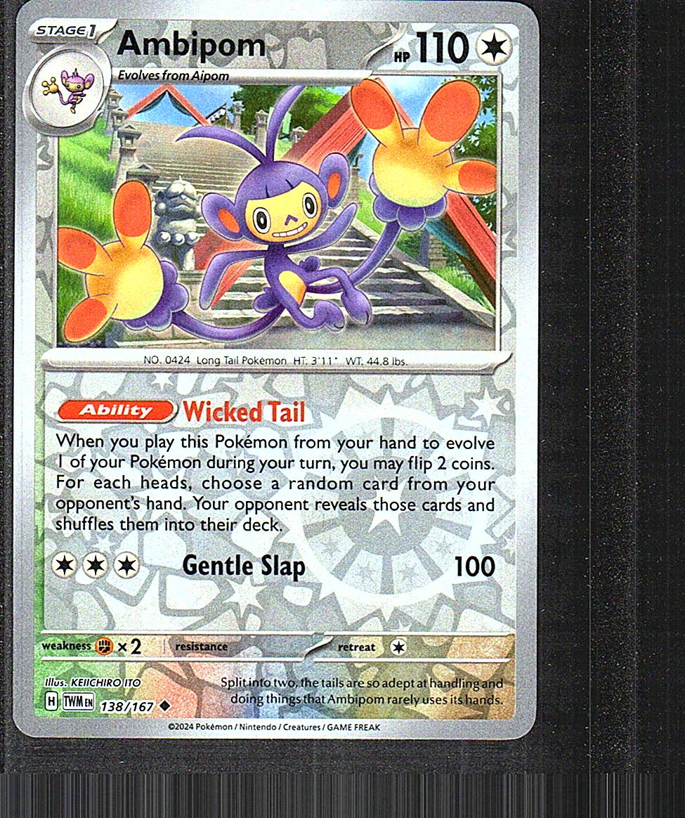 SV06: Twilight Masquerade #138/167 Ambipom
