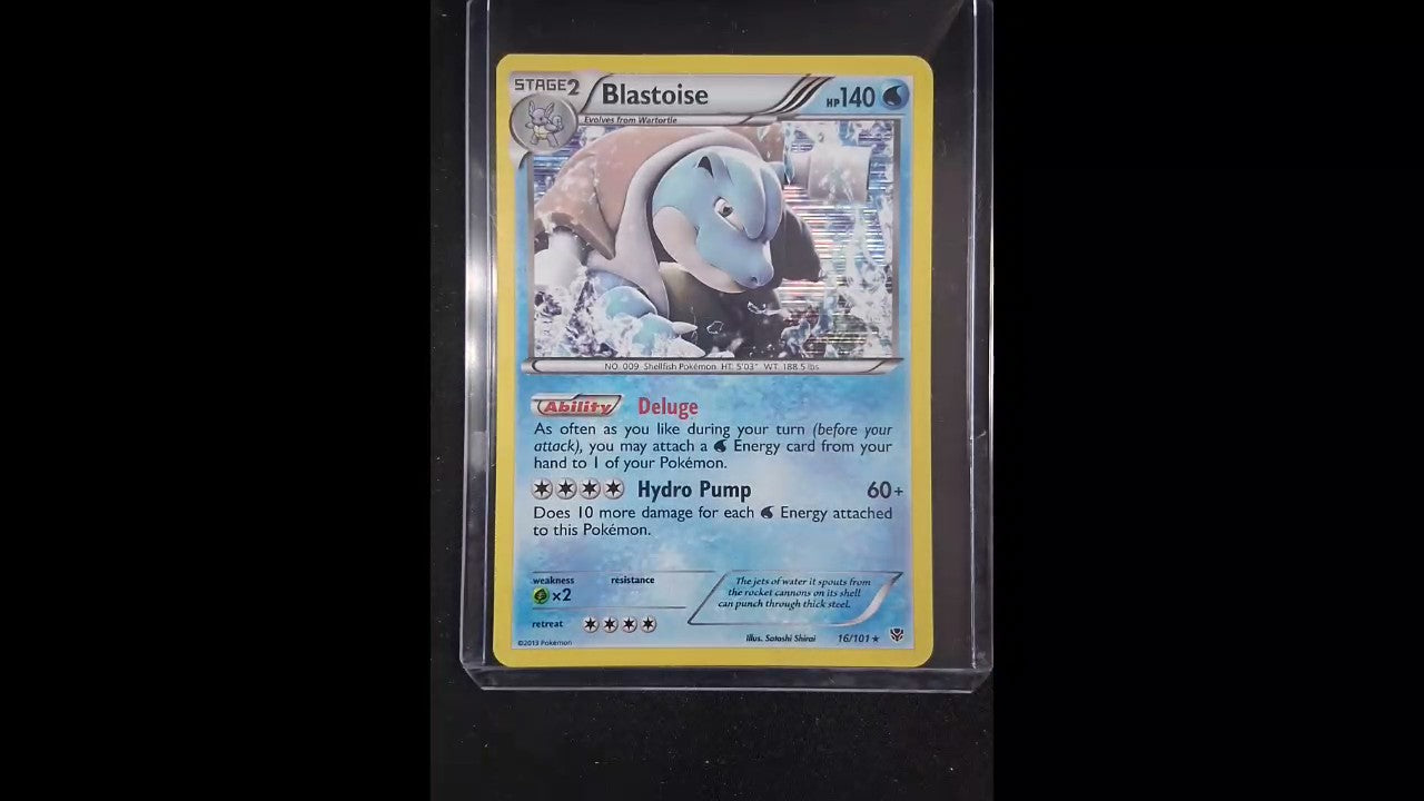 Blastoise #16/101 Plasma Blast Holo Rare,Holo,Heatwave holo