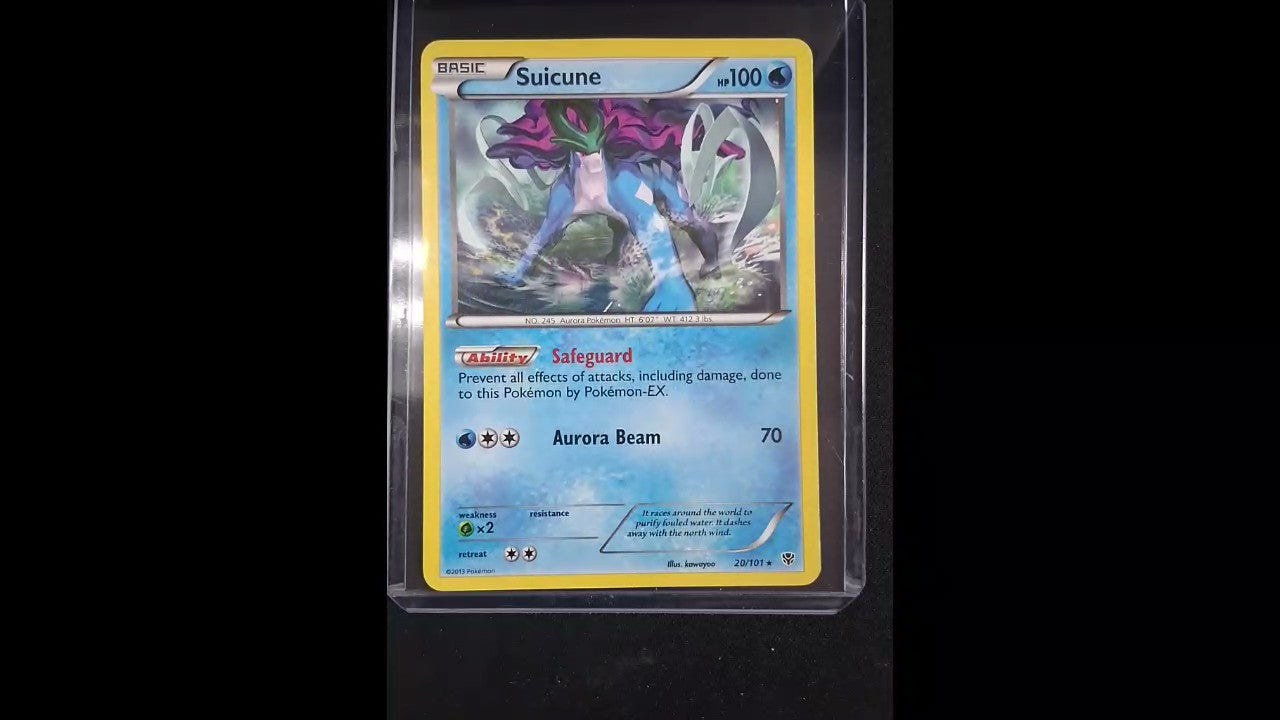 Suicune #20/101 Plasma Blast Rare