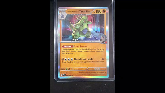 Team Rocket's Tyranitar #096/182 SV10: Destined Rivals Rare,Holo