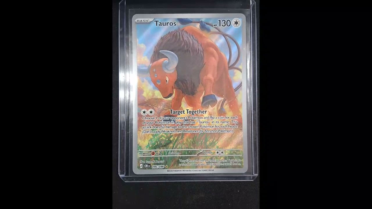 Tauros #096/086 ME04: Chaos Rising Holo